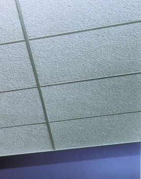 Painted Nubby Fiberglass Acoustical Ceiling Tile