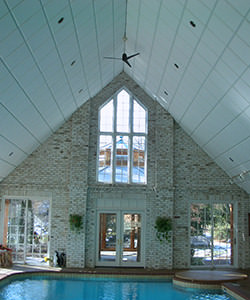 Sound Silencer Ceiling Panels in Pool Room