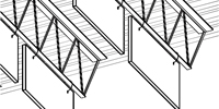 Baffles Attach to Bar Joist&nbsp;&ndash; Parallel