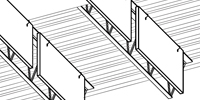 Baffles Attach to Bar Joist&nbsp;&ndash; Upper Chord