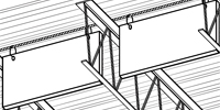 Baffles Attach to Bar Joist&nbsp;&ndash; w/Cable