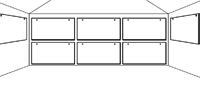Baffles Attach to Wall&nbsp;&ndash; w/Washer Plates