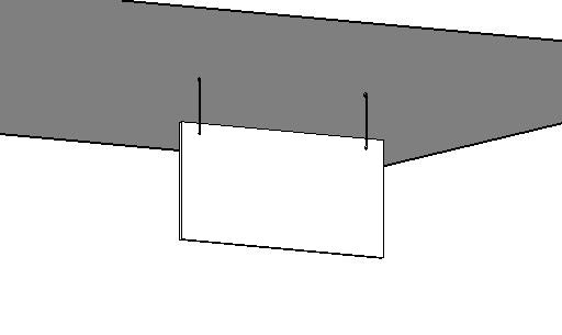 Sound Silencer White Hanging Baffle