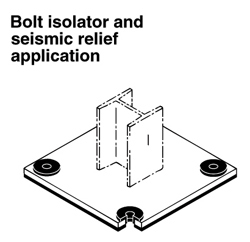 Bolt Isolator and Seismic Relief Application