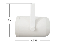 Surface Mounted Loudspeaker Height and Width