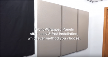 fabric wrapped panel