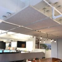 Decorative Fabric Wrapped Acoustical Ceiling Clouds