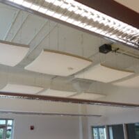 Decorative Fabric Wrapped Acoustical Ceiling Clouds