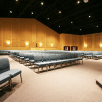 Poly Max™ panels installed in a church sanctuary by Acoustical Surfaces