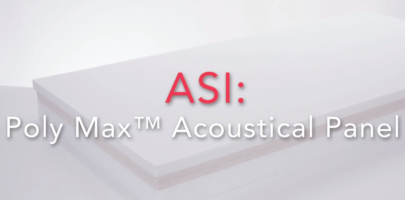 Poly Max polyester acoustical panels, Sound absorbing