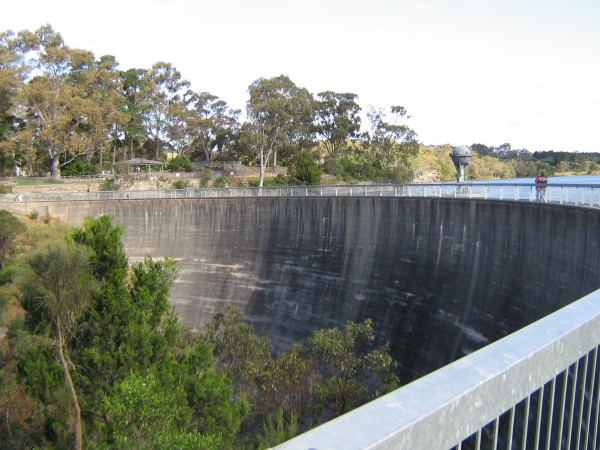 Barossa Reservoir Whispering Wall Australia