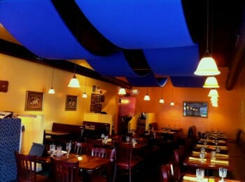 Acousti Banners by Acoustical Surfaces in a Restaurant