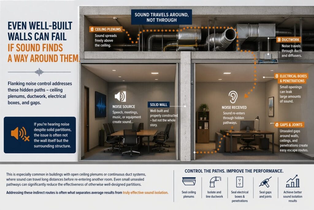Sound isolation and flanking noise explained