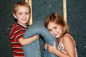 Kids with UltraTouch Insulation