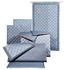 Silicone Soundproof quilted curtains by Acoustical Surfaces