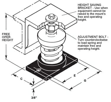 mason spring isolators
