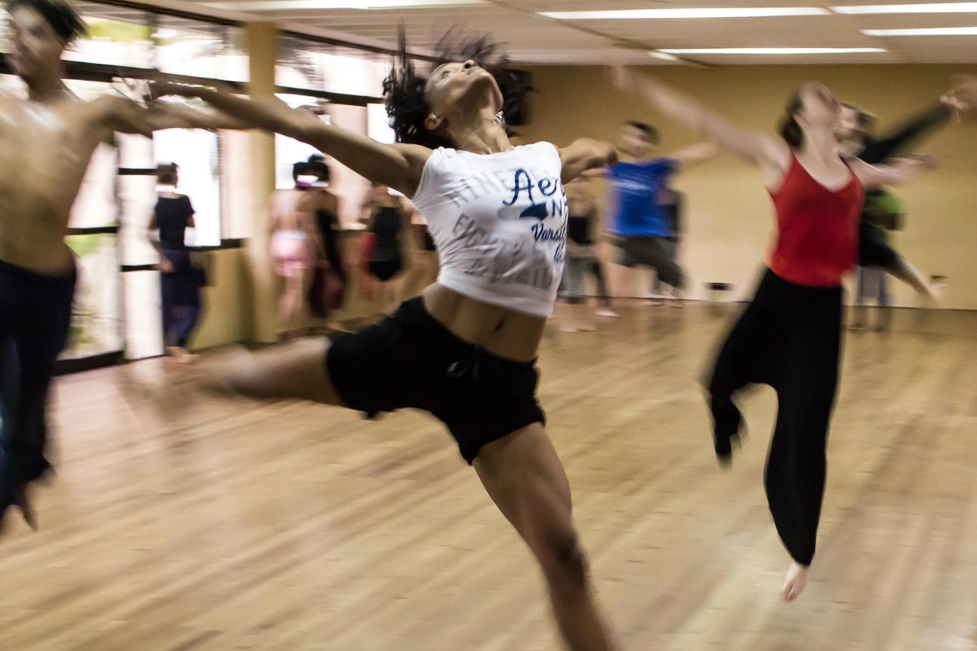 impact noise coming from dancers in a dance sudio