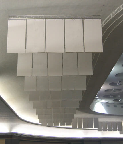 Fabric Wrapped Sound Absorbing Ceiling & Wall Panels